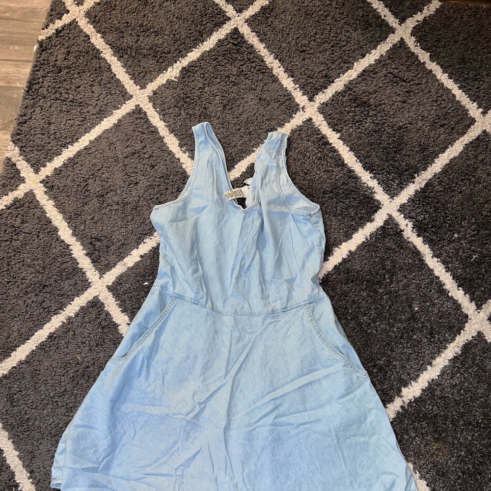 Blue Jean zip up Dress